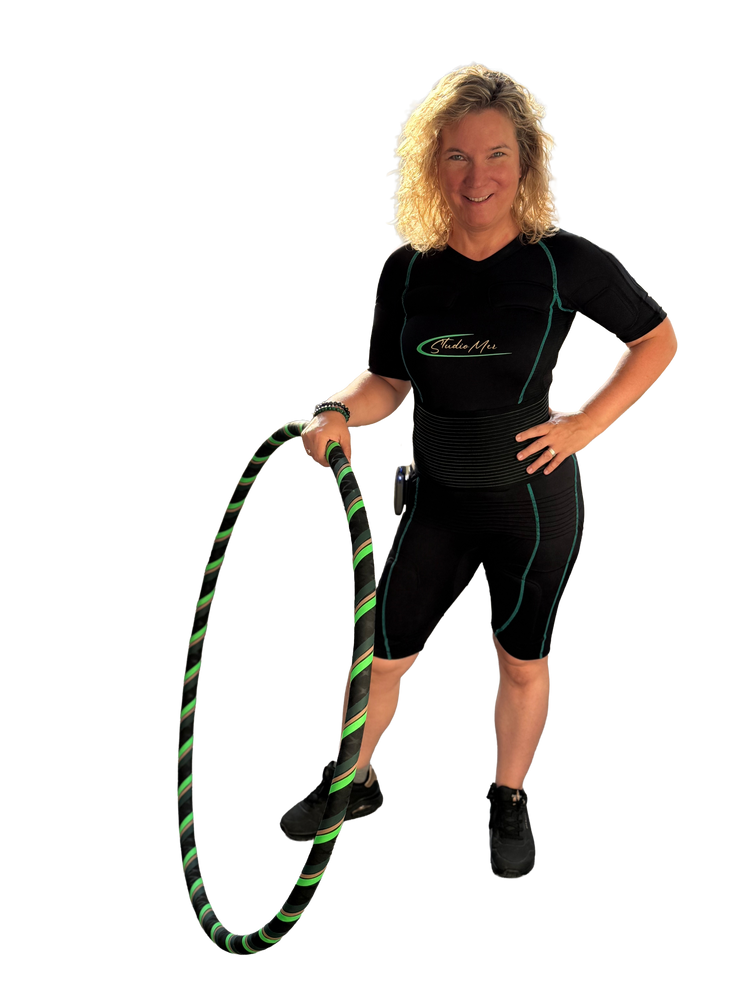 EMS Anzug inklusive Fitness Hula Hoop Reifen