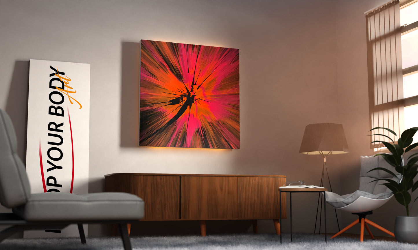 Twister 60cm by 60cm